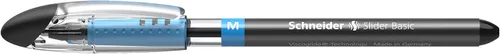 Vista 7 de Schneider Slider Basic M (151101) - Bolígrafo (0.039 in, barril transparente, tinta negra, caja de 10 unidades)