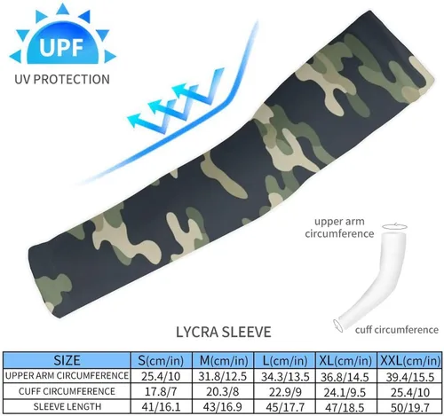Vista 2 de Mangas de compresión para el brazo con protección UV para hombres y mujeres