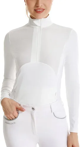 Vista 6 de TrustBreech Hecho en Estados Unidos camisa de rendimiento de secado rápido para mujer, chaqueta de manga larga para equitación