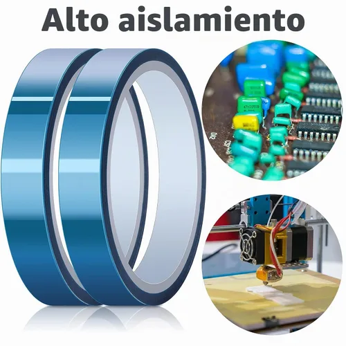 Vista 7 de Outus 6 rollos de cinta de alta temperatura, cinta de prensa de vinilo térmico resistente al calor, impresión 3D para transferencia de calor
