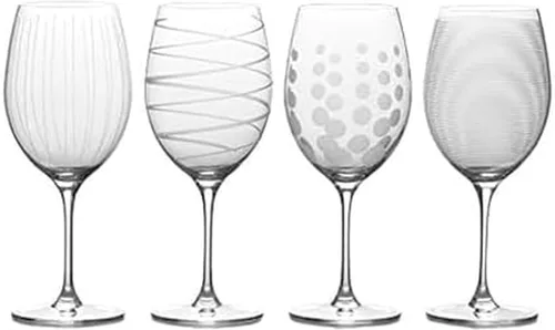 Vista 6 de Mikasa Cheers Balloon Goblet Copa de vino, 24.5 onzas, juego de 4, transparente