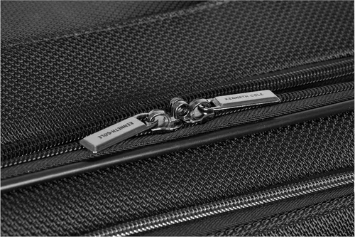 Vista 12 de Kenneth Cole Reaction Rugged Roamer Luggage Collection - Maleta de viaje ligera y expandible con 8 ruedas, Negro -, Rugged Roamer Luggage Collection
