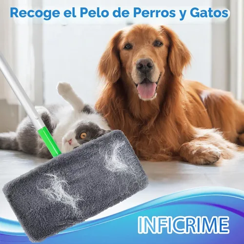 Vista 7 de Paquete de 6 almohadillas de microfibra reutilizables compatibles con la mopa Swiffer Sweeper, paños de barrido en seco y paños de fregado húmedo