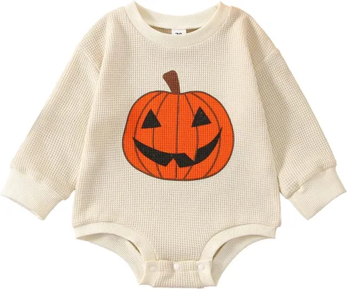 Vista 12 de Sudadera de cuello redondo para bebé niña y niño, mameluco con mangas largas, suéter extragrande, conjuntito de ropa con capucha