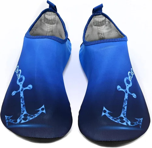 Vista 3 de Zapatos acuáticos para mujer, calcetines acuáticos para exteriores, playa, natación, surf, yoga, ejercicio, playa, natación, zapatos deportivos