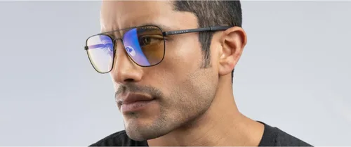 Vista 3 de Accesorio para PC: Gafas de computadora épicas de GUNNAR, ámbar de ónix Mustang para PC