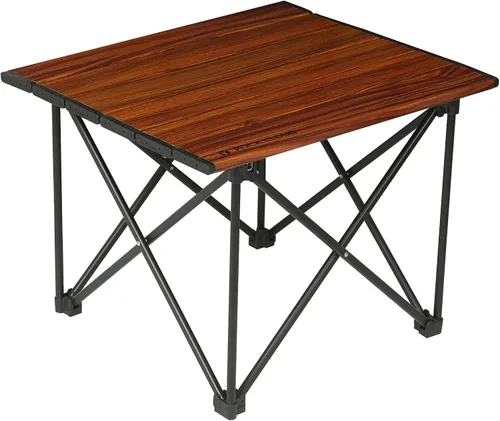 Vista 8 de ROCK CLOUD Mesa de campamento portátil de aluminio ultraligera, mesa de playa compacta plegable con bolsa de almacenamiento para camping