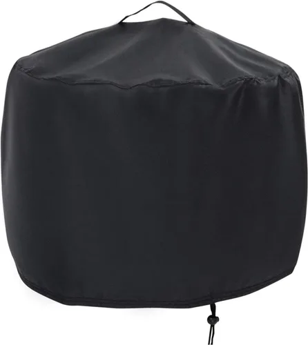 Vista 8 de Cubierta rectangular para fogata, impermeable, para mesa de fuego de gas propano al aire libre, 28 pulgadas de largo x 28 pulgadas de ancho x 24