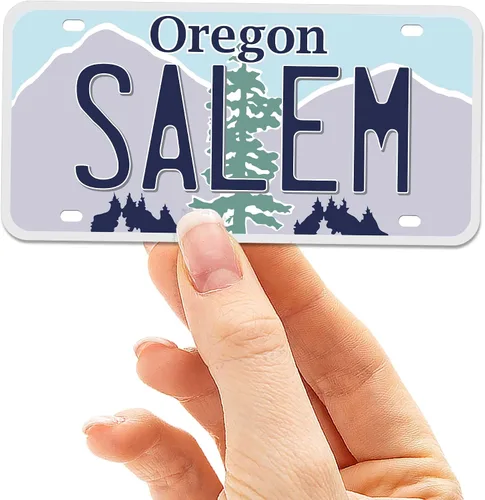 Vista 14 de Calcomanías de Matrícula de Oregon, Elige tu Ciudad del OR Adhesivo para Parachoques - Calcomanía del Noroeste del Pacífico para Hydroflask (Ashland)