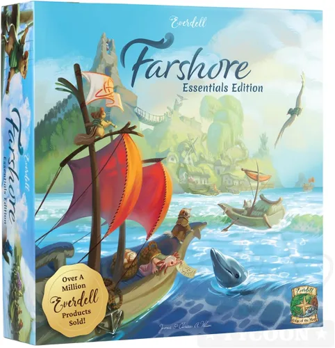 Vista 11 de Everdell Farshore Collector's Edition Juego de mesa Juego de estrategia independiente Aventura marinera de 1 a 4 jugadores en el mundo