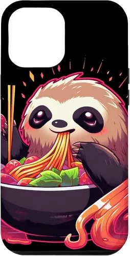 Vista 26 de Sloth Eating Ramen Japanese Noodles Soup Kawaii Case for iPhone 17