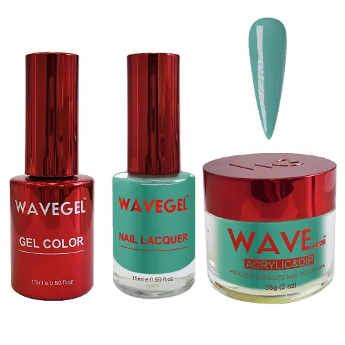 Vista 68 de WAVEGEL - Juego de gel de remojo, laca de uñas y polvo acrílico y polvo de inmersión a juego - Colección Queen - #001 Negro sedoso