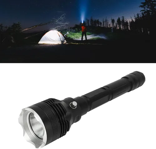 Vista 5 de Luz de buceo, linterna de buceo súper brillante de 8000 lúmenes, luz de buceo compacta con 3 modos, linterna sumergible IPX8, para buceo submarino