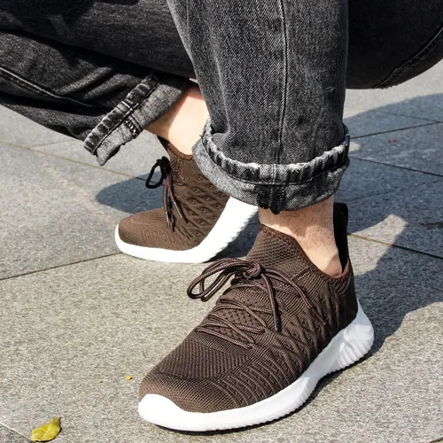 Vista 6 de Feethit - Tenis de correr para hombre ligeros, transpirables, antideslizantes, cómodos y a la moda