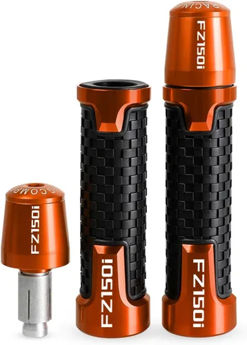 Vista 2 de Motocicleta para Y&AMAHA FZ150I FZ 150 I FZ-150i 2013-2016 2017 2018 Manillar CNC Manillar Goma Gel Hand Grips Freno Color Negro