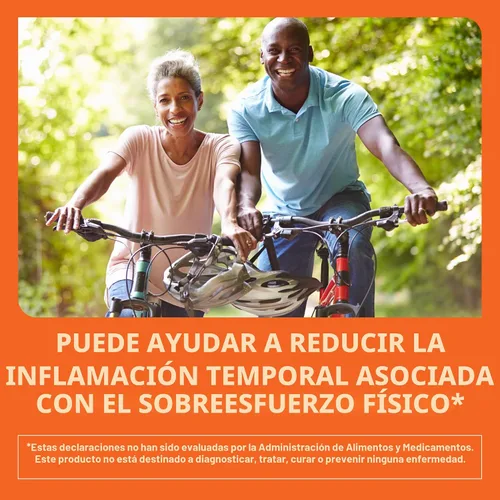 Vista 5 de Qunol Curcumina líquida de cúrcuma con pimienta negra de 1000 miligramos, apoya una respuesta saludable a la inflamación y apoyo articular