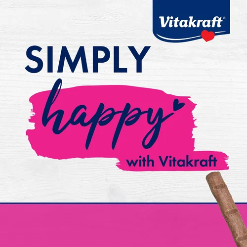 Vista 8 de Vitakraft PurrSticks - Golosinas suaves nutritivas y saludables para gatos, palitos de carne asada al horno suavemente para gatos con 70% de carne