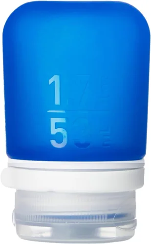 Vista 33 de Humangear GoToob, pequeño padre, Agua (Aqua)), HG3161 Refillable & Leak-Proof Silicone Travel Size Bottles with Locking Cap for Toiletries