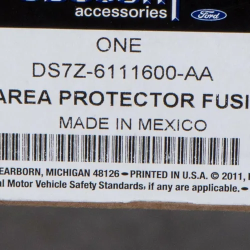 Vista 4 de Ford DS7Z-6111600-AA - Protector de área de carga, color negro