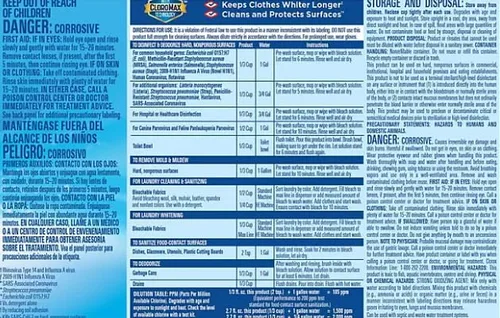 Vista 3 de Clorox Lejía Performance 121 oz, paquete de 3