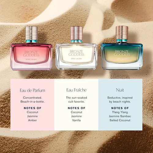 Vista 4 de Estée Lauder Bronze Goddess Eau de Parfum Spray con Notas de Flor Tiare, Coco, Ámbar, Sándalo y Vainilla Perfumes para Mujer