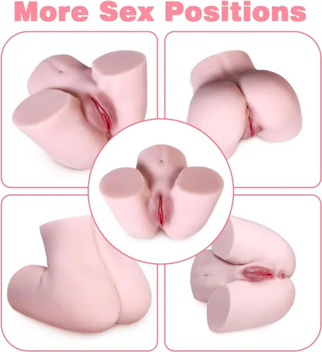 Vista 4 de Juguetes sexuales de tamaño completo para hombres, masturbación masculina, torso, muñecas sexuales, de tamaño real, realista, con pechos grandes