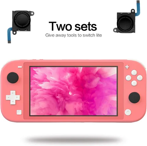 Vista 3 de Palo de repuesto Joy Stick para Nintendo Switch Lite y Joystick de repuesto para Switch Lite y kit de herramientas de reparación para Nintendo