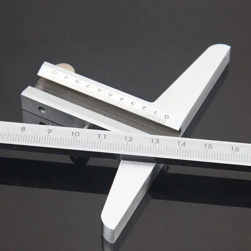 Vista 4 de Utoolmart Medidor de profundidad Vernier Caliper 5.906 in X 0.001 in, herramienta de medición de acero al carbono de precisión 1 unids