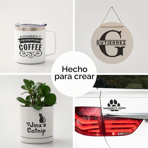 Vista 4 de Cricut Vinilo permanente inteligente, negro, paquete de 3 rollos de 3 pies (13"x36") vinilo adhesivo para manualidades, corte sin tapete para cortes