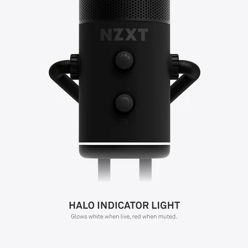 Vista 7 de NZXT Capsule - Micrófono USB cardioide - Negro mate