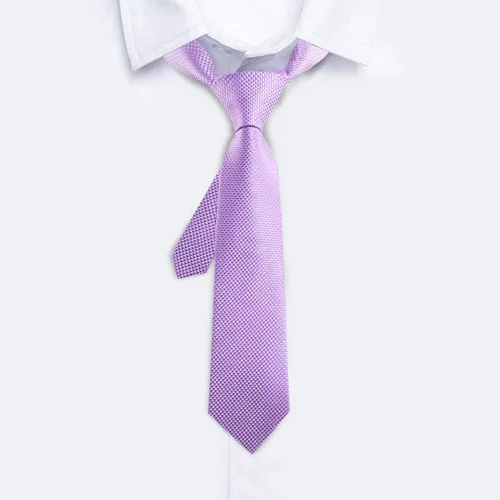 Vista 282 de Barry.Wang Corbata de niño regular seda tejida rayas sólido lazo bolsillo cuadrado