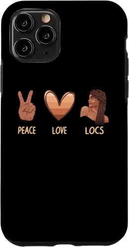 Vista 10 de Funda para iPhone 15 Cool Locs para mujeres y niñas, diseño de melanina negra