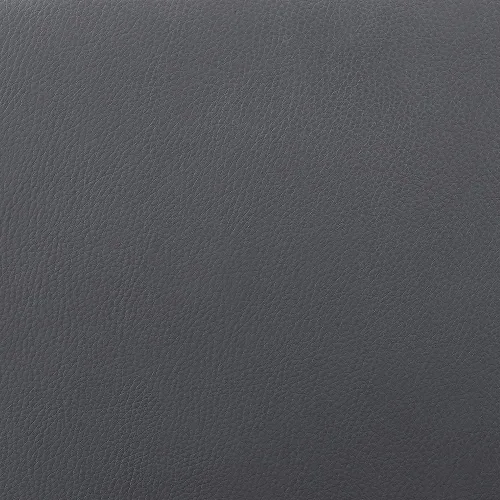Vista 7 de Armen Living Toby Taburete giratorio de piel sintética, ajustable, gris y negro