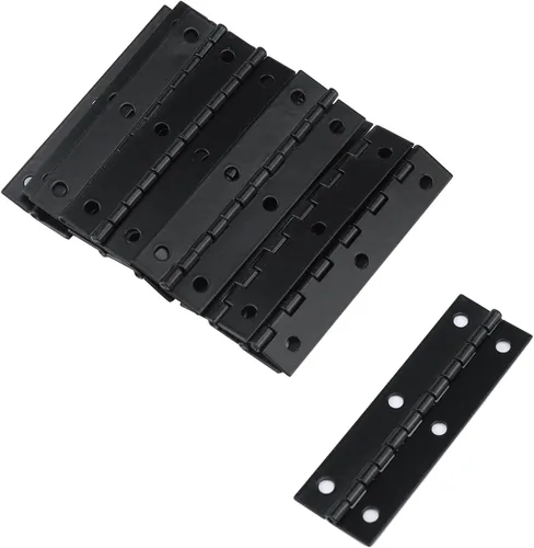 Vista 14 de Antrader Bisagras para Gabinete, Bisagra de Tope Plegable de Metal de 1" x 3/4" para Puerta de Gabinete y Armario, Negro, Paquete de 24