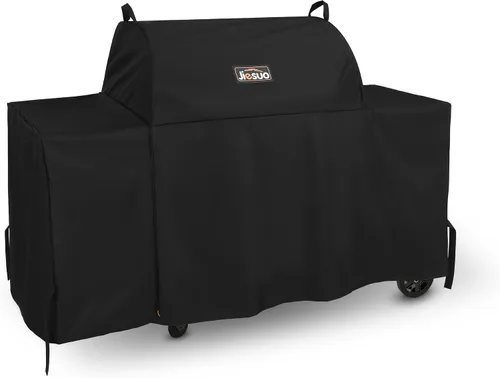 Vista 12 de Cubierta de parrilla para parrillas Traeger serie 22 y Pro 575, resistente e impermeable, diseño de cremallera especial