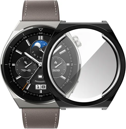 Vista 4 de TenCloud Fundas protectoras de pantalla para Huawei Watch GT3 Pro, funda protectora completa de TPU para Huawei Watch GT3 Pro