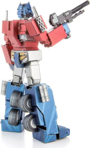 Vista 4 de Metal Earth Fascinations Transformers Optimus Prime Color 3D Kit de modelo de metal