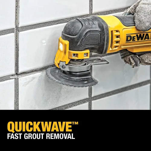 Vista 8 de DEWALT DWA4220, hoja de carburo oscilante para quitar lechada, corte rápido