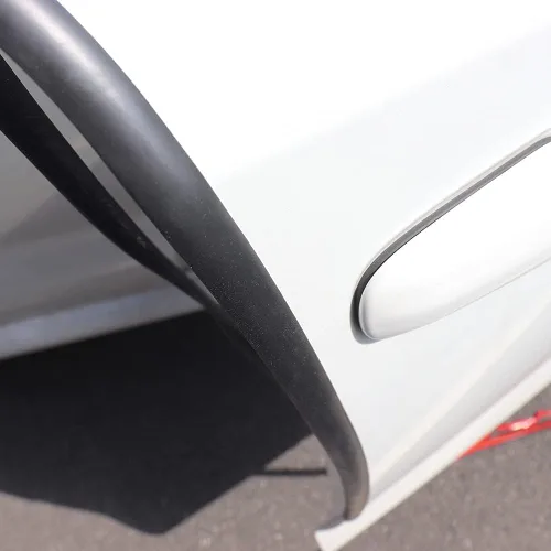 Vista 2 de AUTOXBERT 3M/10Pies Estilo L para Guardabarros de Coche y Camión, Cubierta de Cantoneras de Rueda, Sello de Goma para Labios del Coche, Parachoques