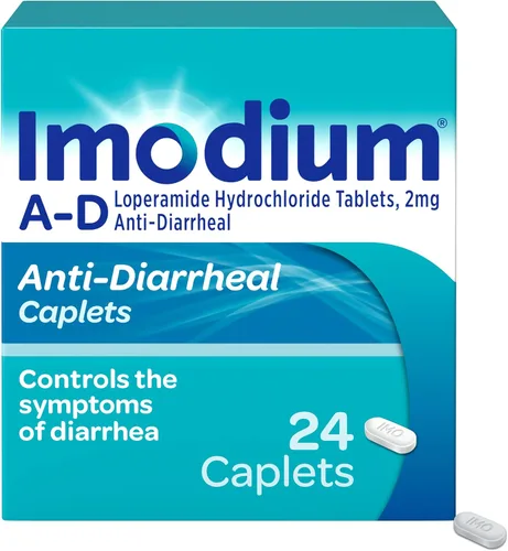 Vista 11 de Cápsulas de alivio de diarrea Imodium A-D con clorhidrato de loperamida, medicina antidiarreica para ayudar a controlar los síntomas de diarrea