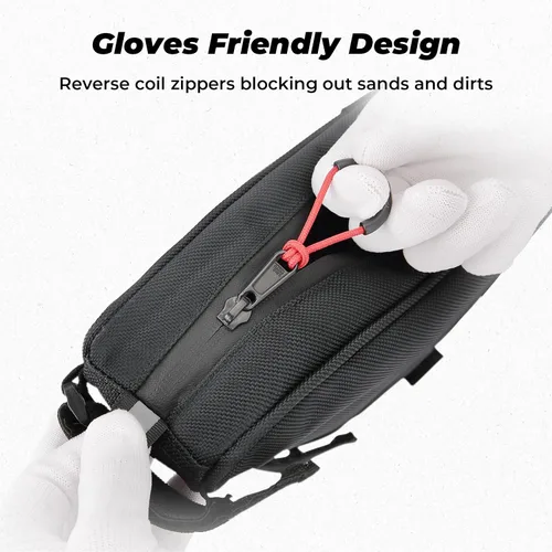 Vista 4 de Bolsa de almacenamiento triangular para barra de protección KEMIMOTO UTV, bolsa universal resistente al agua para techo/puerta/reposabrazos lateral