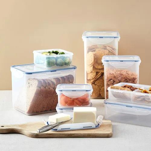 Vista 2 de Lock & Lock Almacenamiento de alimentos rectangular hermético