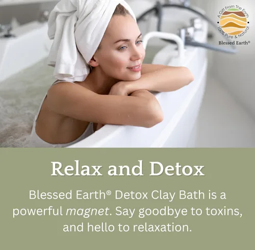 Vista 3 de Baño de arcilla desintoxicante Blessed Earth, bentonita de sodio 100% puro, grado terapéutico, limpieza y purificación, por EvenbetterNow LLC