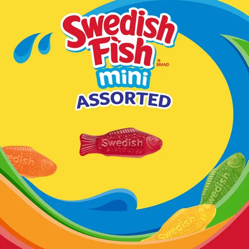 Vista 4 de Caramelo suave y masticable surtido Swedish Fish, 1,90 libras