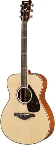 Vista 5 de Yamaha fg820 Guitarra Acústica, color natural, Natural