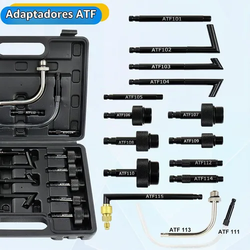 Vista 7 de JoyFans Extractor y dispensador de bomba de fluido de transmisión neumática de 10L, sistema de transferencia de aceite de caja de cambios, kit