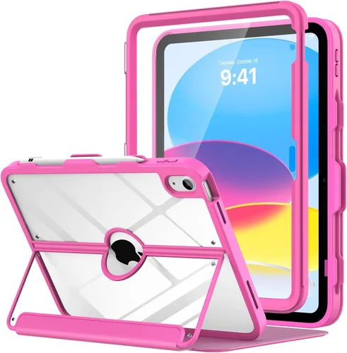 Vista 28 de MoKo Funda para iPad (A16) de 11ª/10ª generación con soporte para lápices A-Azul marino