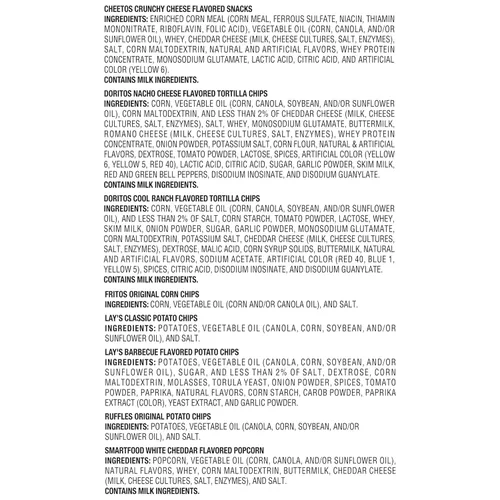 Vista 3 de Frito-Lay Classic Mix - Paquete variado (28 unidades) (el surtido puede variar)