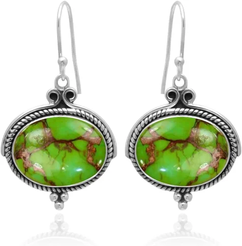 Vista 45 de Veracity Jewelry - Aretes de plata de ley con piedras preciosas para mujeres y niñas, regalo para su cumpleaños, aniversario, esposa, mamá, novia