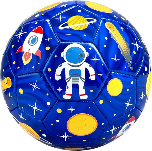 Vista 13 de INPODAK Balón de fútbol para niños pequeños, tamaño 3, pelotas clásicas en blanco y negro para niños de 2 a 8 años con bomba, bolsa de malla y caja